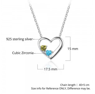 Personalized Birthstone Necklace JEWJONE101877